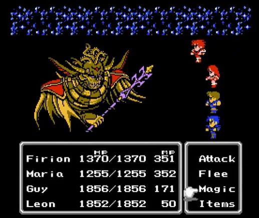 The final battle against Emperor Mateus, returned from Hell in his demonic form. He canonically defeated Satan for his power, which I think is neat.